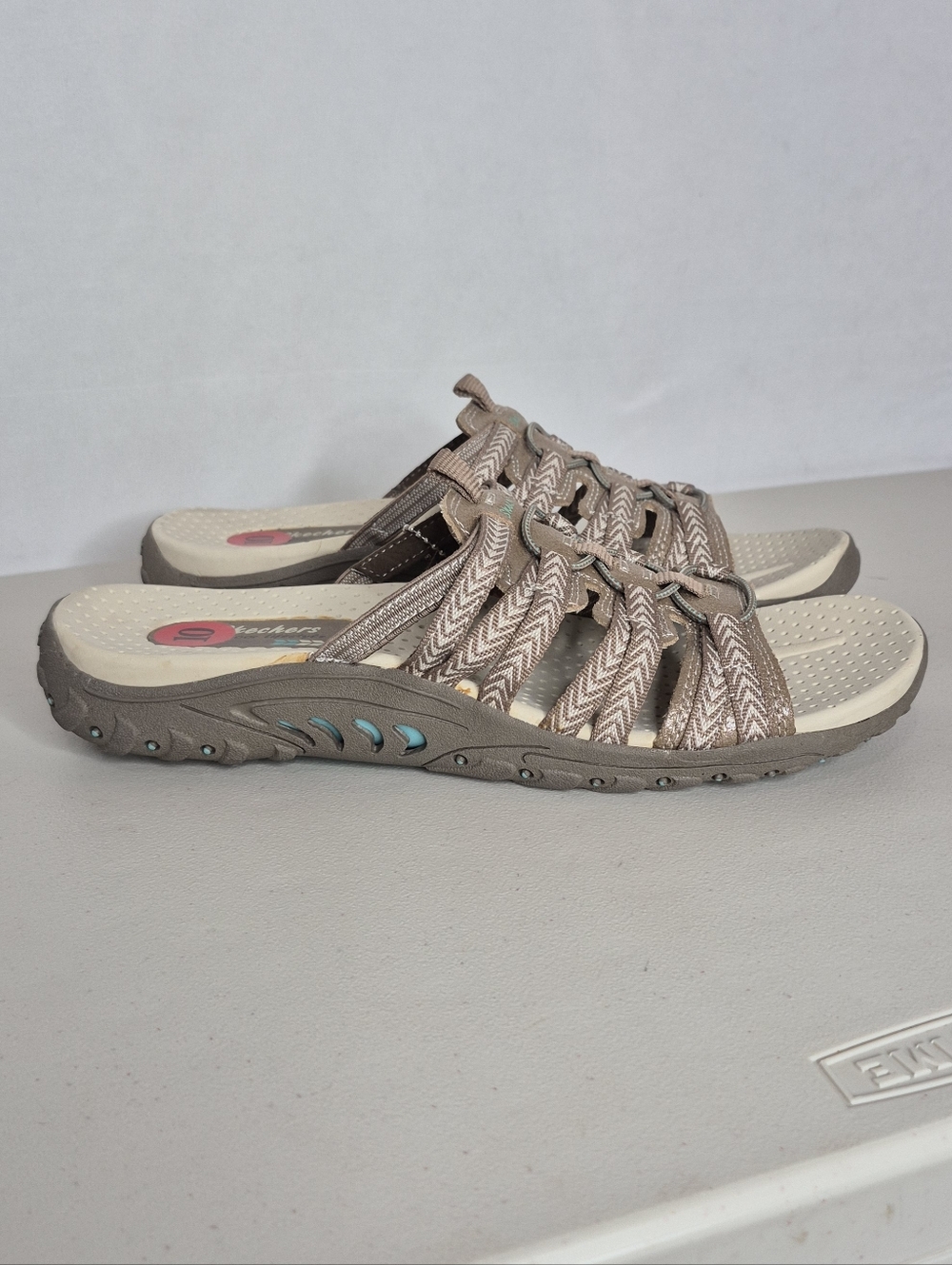 Skechers Reggae - Repetition Athletic Slide Sandals - Size 10 - Picture 2 of 15